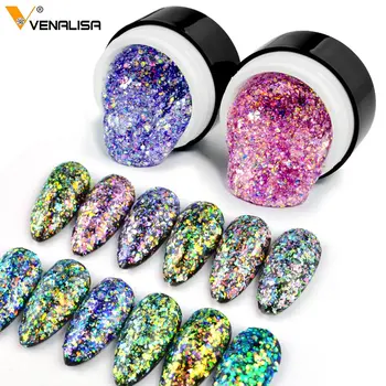 VENALISA Nail Art Semi Permanent UV Lacquer Hybrid Varnishes Gel Glitter Platinum Sequins Nail Paint Gel Polish Top Base Primer
VENALISA Nail Art Semi Permanent UV Lacquer Hybrid Varnishes Gel Glitter Platinum Sequins Nail Paint Gel Polish Top Base Primer