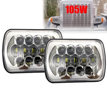 5x7''6x7''High Low Beam Led Headlights for Jeep Wrangler YJ CherokeeXJ H6054 H5054 H6054LL 69822 6052 6053 with Angel Eyes DRL
5x7''6x7''High Low Beam Led Headlights for Jeep Wrangler YJ CherokeeXJ H6054 H5054 H6054LL 69822 6052 6053 with Angel Eyes DRL
