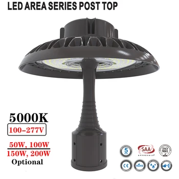 50/100/150/200W LED Area Post Top Fixtures 5000K Outdoor Street Style Light Garden Led Lamp Courtyard Parks Hotel Lighting
50/100/150/200W LED Area Post Top Fixtures 5000K Outdoor Street Style Light Garden Led Lamp Courtyard Parks Hotel Lighting