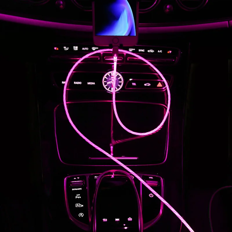 Car Luminous USB Charging Cable Fast Micro USB Type C Data Cable For Hyundai solaris accent i30 ix35 i20 elantra santa fe tucson
Car Luminous USB Charging Cable Fast Micro USB Type C Data Cable For Hyundai solaris accent i30 ix35 i20 elantra santa fe tucson