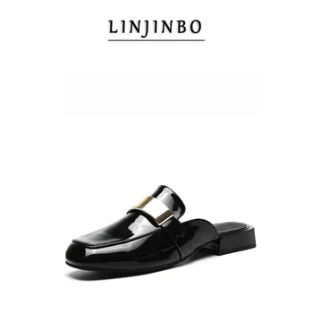 2020 Spring/Summer Chic Loafers Women Metal Decoration Mules Slip-On Slippers Women Square Toe Outside Women Shoes
2020 Spring/Summer Chic Loafers Women Metal Decoration Mules Slip-On Slippers Women Square Toe Outside Women Shoes