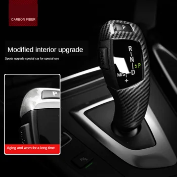 Carbon Fiber Style Gear Shift Handle Sleeve Button Cover Stickers For BMW F20 F30 f10 f32 F25 X5 F15 X6 F16 Interior Accessories
Carbon Fiber Style Gear Shift Handle Sleeve Button Cover Stickers For BMW F20 F30 f10 f32 F25 X5 F15 X6 F16 Interior Accessories