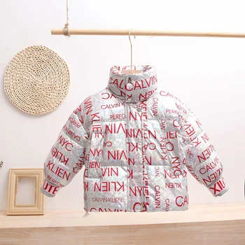 2020 New Winter Warm Children Clothing Letter Print Long Sleeve Fashion Cotton Padded Boys Down Jackets Girls Coat Outerwear
2020 New Winter Warm Children Clothing Letter Print Long Sleeve Fashion Cotton Padded Boys Down Jackets Girls Coat Outerwear