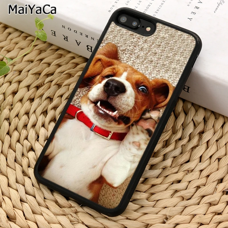 MaiYaCa I love my Beagle Dogs Art Phone Case For iPhone X XR XS 11 12 13 Pro MAX 5 6 7 8 Plus Samsung Galaxy S8 S9 S10 | Мобильные