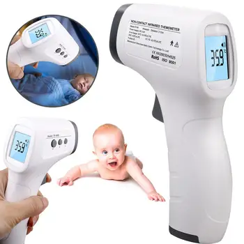 LCD Digital Non-contact IR Infrared Thermometer Body Forehead Temperature Meter with Automatic Shutdown Function
LCD Digital Non-contact IR Infrared Thermometer Body Forehead Temperature Meter with Automatic Shutdown Function