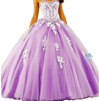 Popular Lavender Sleeveless Quinceanera Dresses 2020 New Lace Applique Plus Size Lace Up Church Bridal Wear Sweet 16 Prom Gown
Popular Lavender Sleeveless Quinceanera Dresses 2020 New Lace Applique Plus Size Lace Up Church Bridal Wear Sweet 16 Prom Gown