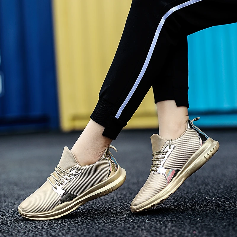 2019 New Women Sneakers Golden Lovers Running Shoes PU+Mesh Breathable Air Cushion Women Sport Shoes Footwears Size 36-41
2019 New Women Sneakers Golden Lovers Running Shoes PU+Mesh Breathable Air Cushion Women Sport Shoes Footwears Size 36-41