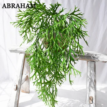 80cm Artificial Staghorn Fern Vine Fake Grass Rattan Plastic Plant Wall Hanging Autumn Decoration Ivy Pine Grass Vine for Xmas
80cm Artificial Staghorn Fern Vine Fake Grass Rattan Plastic Plant Wall Hanging Autumn Decoration Ivy Pine Grass Vine for Xmas