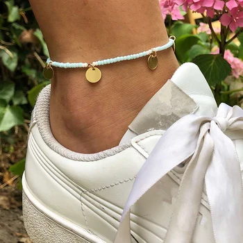 Fashion Trendy Foot Jewelry Crystal Beads Drop Anklet Summer Barefoot Ankle Leg Bracelets Gift For Women Girl
Fashion Trendy Foot Jewelry Crystal Beads Drop Anklet Summer Barefoot Ankle Leg Bracelets Gift For Women Girl