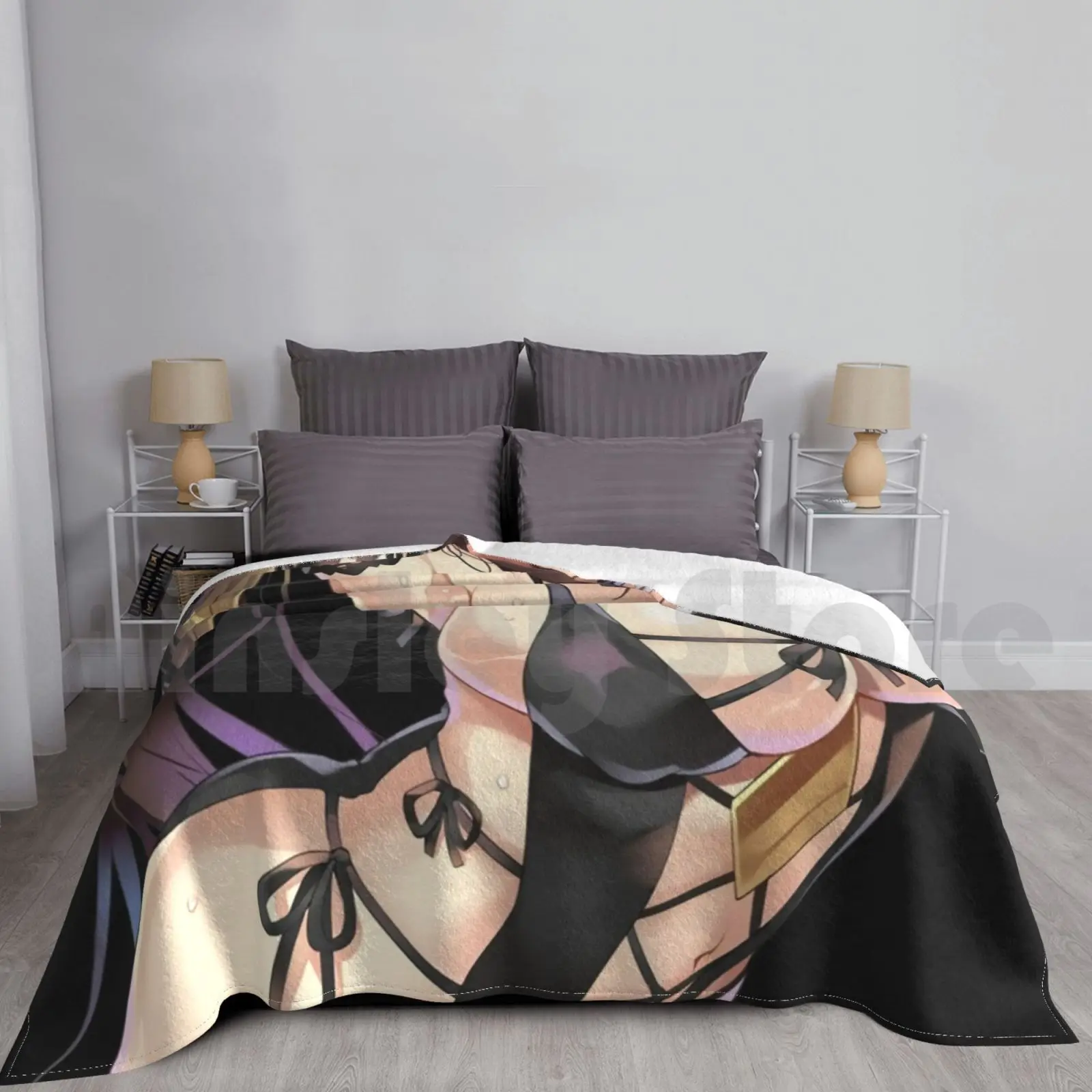 

Thicc Ecchi аниме девушка с большими титипами одеяло для дивана кровати путешествия Waifu Ecchi манга сексуальные аниме девушки груди