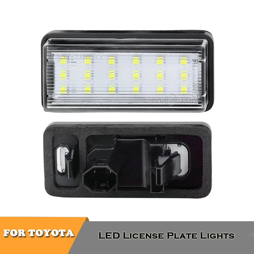 2x car NO error led License plate lights for Toyota J100 Land Cruiser Reiz 4D Mark X J120 Land Cruiser Prado 100 series Cruisers
2x car NO error led License plate lights for Toyota J100 Land Cruiser Reiz 4D Mark X J120 Land Cruiser Prado 100 series Cruisers