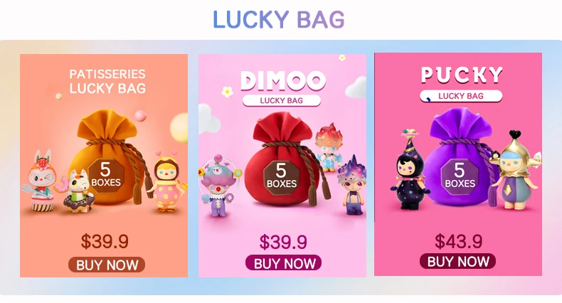 POP MART Molly Steam Punk Animal Toys figure blind box birthday gift new arriving free shipping