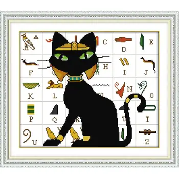 Joy Sunday Black Cat And Alphabet Embroidery Packs Cross Stitch Kits Paintings Patterns DIY11&14CTDMC Needlework Sets Handicraft
Joy Sunday Black Cat And Alphabet Embroidery Packs Cross Stitch Kits Paintings Patterns DIY11&14CTDMC Needlework Sets Handicraft