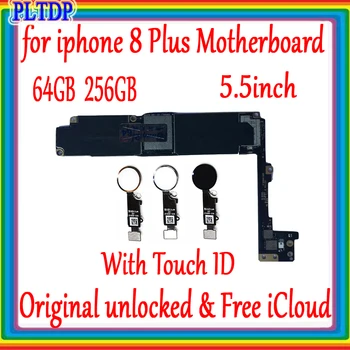 For iphone 8Plus 8P Original IOS system Logic board+Fingerprint 64GB 256GB Full unlocked mainboard for iphone 8 Plus motherboard
For iphone 8Plus 8P Original IOS system Logic board+Fingerprint 64GB 256GB Full unlocked mainboard for iphone 8 Plus motherboard
