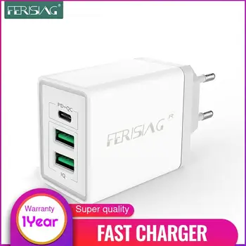 EU/US USB Type C PD+QC3.0 QC4.0 30W Fast USB Fast Charger Phone Quick Charge 4.0 5A USB for Mackbook Air iPhone X Samsung Xiaomi
EU/US USB Type C PD+QC3.0 QC4.0 30W Fast USB Fast Charger Phone Quick Charge 4.0 5A USB for Mackbook Air iPhone X Samsung Xiaomi