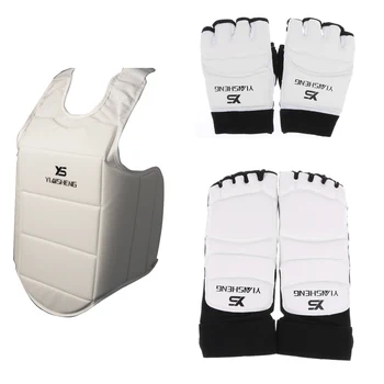 PU Padded Boxing Foot Guards Protector & Chest Guard & Gloves for Punching Bag Sparring Muay Thai
PU Padded Boxing Foot Guards Protector & Chest Guard & Gloves for Punching Bag Sparring Muay Thai