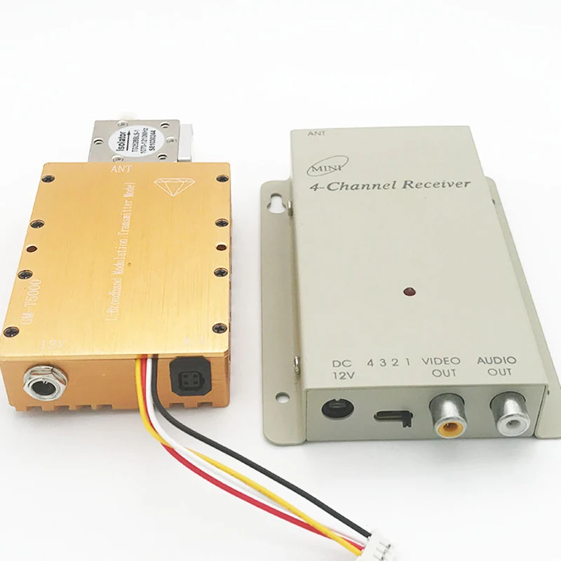 1Set 1.2G 5W Strengthen High Power Wireless Audio and Video Transmitter Transmitting Receiver Image Transmission for RC Drone
1Set 1.2G 5W Strengthen High Power Wireless Audio and Video Transmitter Transmitting Receiver Image Transmission for RC Drone