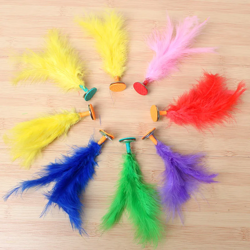 1pc China Jianzi Footbal Foot Kick Handwheel Fancy Goose Feather Shuttlecock Fitness Entertainment For Physical Exercise 
1pc China Jianzi Footbal Foot Kick Handwheel Fancy Goose Feather Shuttlecock Fitness Entertainment For Physical Exercise