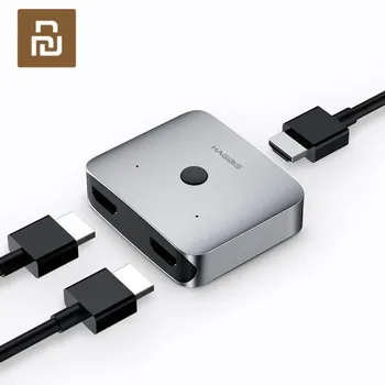 Youpin HAGiBiS Two-way HDMI Distribution Switcher Support HD 4K Suitable For HDMI Interface Devices
Youpin HAGiBiS Two-way HDMI Distribution Switcher Support HD 4K Suitable For HDMI Interface Devices