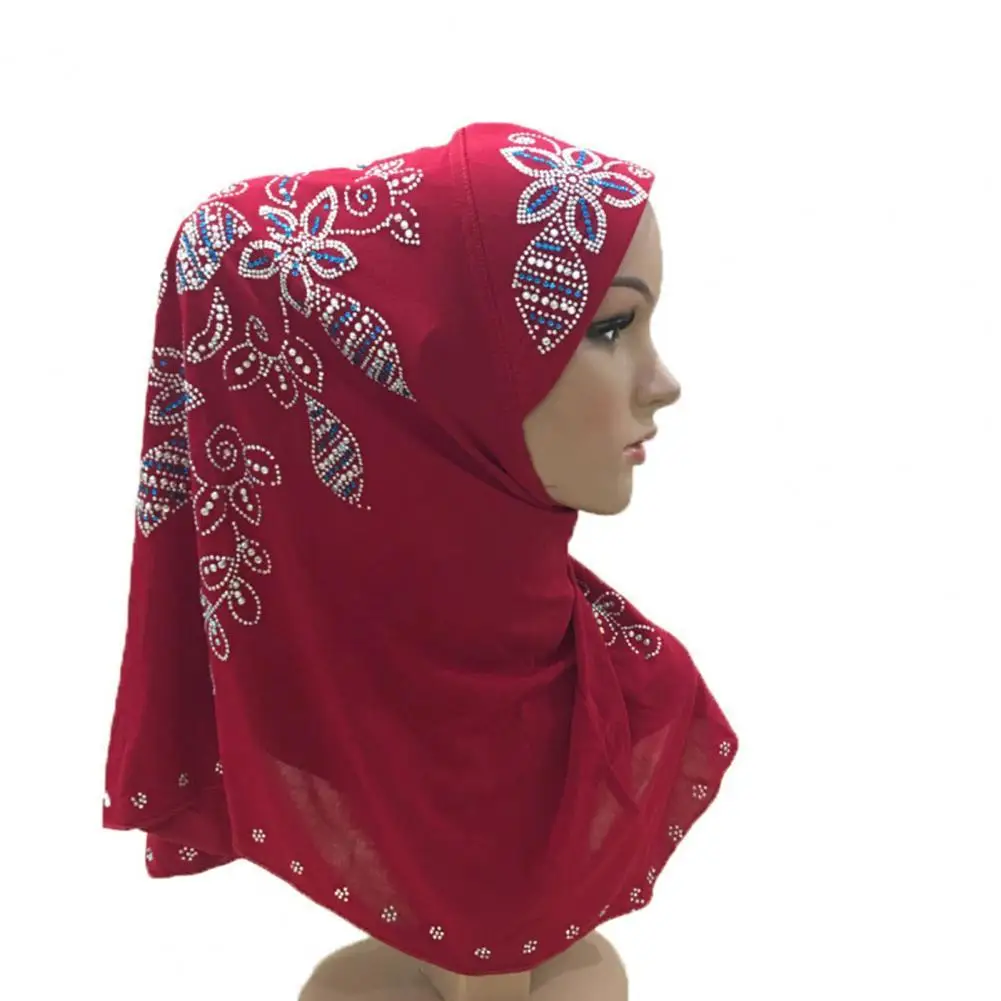 Фото Головной платок двухцветный с узором павлина женский дизайн головной шарф в