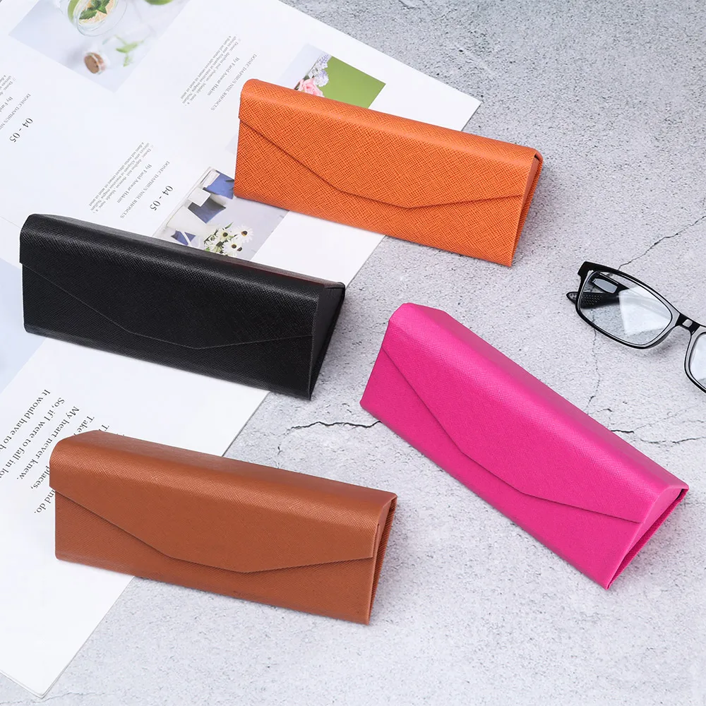 Triangle Sunglasses Box Folding PU Waterproof Strong Magnet Eyewear Case Solid Color Portable Glasses Protective Organizer Gifts
Triangle Sunglasses Box Folding PU Waterproof Strong Magnet Eyewear Case Solid Color Portable Glasses Protective Organizer Gifts