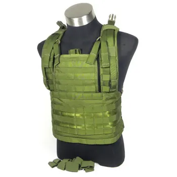 1000D Nylon Tactical Vest with Chest Rig Military Combat Gear
1000D Nylon Tactical Vest with Chest Rig Military Combat Gear