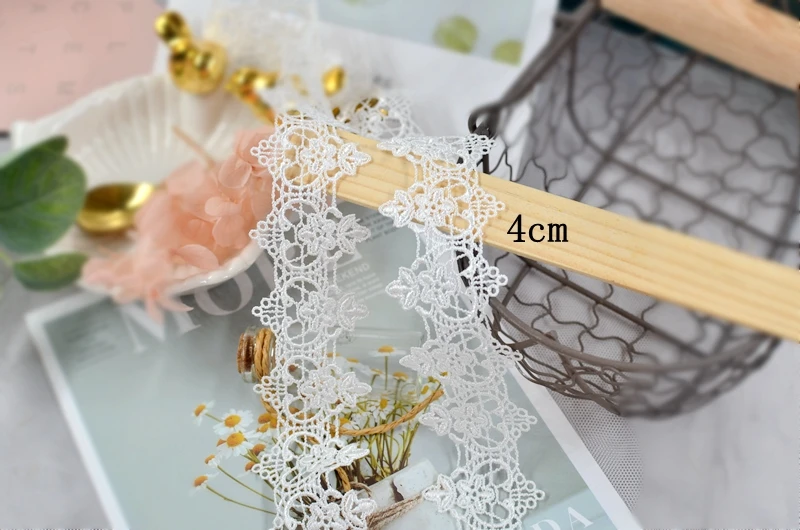 10Meters Handmade Polyester Luxury White Black Lace Trim Women's Accessories Water Soluble Embroidery Fabric
10Meters Handmade Polyester Luxury White Black Lace Trim Women's Accessories Water Soluble Embroidery Fabric