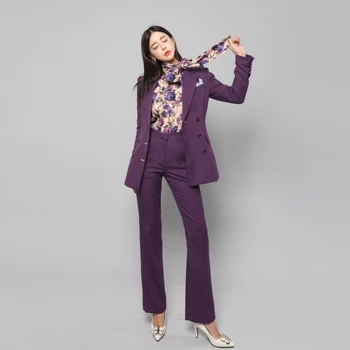 Summer Spring Formal Fashion Business Uniform Women Pant Suits 2 Piece Set slim Blazer Jacket Office lady business suit
Summer Spring Formal Fashion Business Uniform Women Pant Suits 2 Piece Set slim Blazer Jacket Office lady business suit