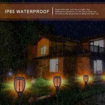 Solar Powered IP65 Flame Lights Torch Lamp Convenient Party Garden Pathways Waterproof Bright Luminous Lighting Fixture Outdoor
Solar Powered IP65 Flame Lights Torch Lamp Convenient Party Garden Pathways Waterproof Bright Luminous Lighting Fixture Outdoor