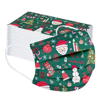 Fast Delivery 50pc Children's Christmas Printed Mask Disposable Protective Face Masks Breathable Scarf Face Mask Mascarilla
Fast Delivery 50pc Children's Christmas Printed Mask Disposable Protective Face Masks Breathable Scarf Face Mask Mascarilla