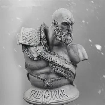 

1/3 Action Adventure Game Statue Imitation Copper White Mold Kratos God of War Doll GK Statue PVC Action Figure Model Toy M3010