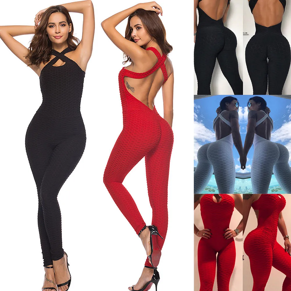35#Women's One-piece Sport Yoga Jumpsuit Running Fitness Workout Gym Tight Pants mono largo mujer
35#Women's One-piece Sport Yoga Jumpsuit Running Fitness Workout Gym Tight Pants mono largo mujer