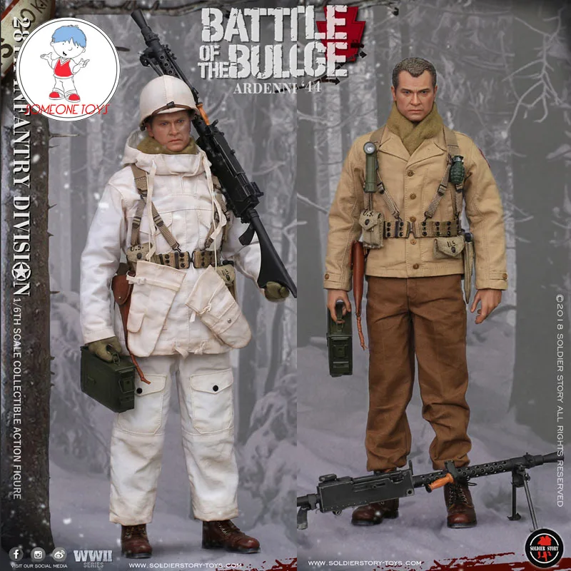 SoldierStory SS111 1/6 US Army 28th Infantry division Ardennes 1944 Soldier Figure Collection WWII Military Action Figures
SoldierStory SS111 1/6 US Army 28th Infantry division Ardennes 1944 Soldier Figure Collection WWII Military Action Figures