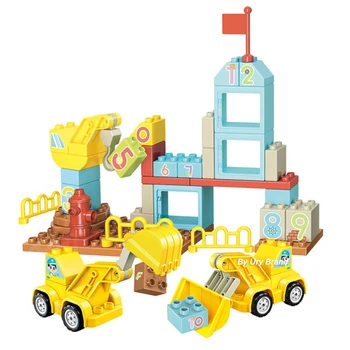 50cps Large Particle Block Engineering Series Excavator DIY Educational Model Building Basic Cognition ToysFor Children Gift
50cps Large Particle Block Engineering Series Excavator DIY Educational Model Building Basic Cognition ToysFor Children Gift