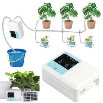 Intelligent Garden Automatic Watering Device Solar Energy Charging Potted Plant Drip Irrigation Water Pump Timer System
Intelligent Garden Automatic Watering Device Solar Energy Charging Potted Plant Drip Irrigation Water Pump Timer System