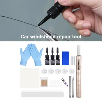 DIY Car Windshield Repair Tool Kit For Fix Auto Glass Windshield Crack Chip Scratch Protective Decorative Stickers
DIY Car Windshield Repair Tool Kit For Fix Auto Glass Windshield Crack Chip Scratch Protective Decorative Stickers