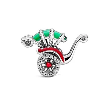 Autumn 925 Sterling Silver Rickshaw Charms Enamel Beads Fit Charm Bead Bracelet Original Necklaces DIY Fine Jewellery For Women
Autumn 925 Sterling Silver Rickshaw Charms Enamel Beads Fit Charm Bead Bracelet Original Necklaces DIY Fine Jewellery For Women
