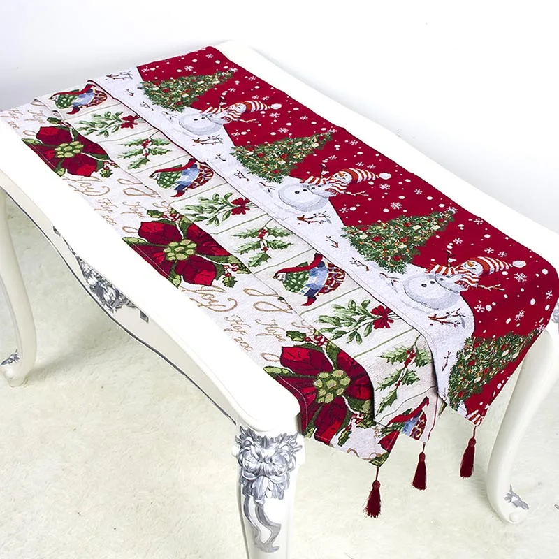 Ins Christmas Printed Table Flag Polyester Cotton Table Flag Washable Christmas Table Flag Christmas Table decorations AA
Ins Christmas Printed Table Flag Polyester Cotton Table Flag Washable Christmas Table Flag Christmas Table decorations AA