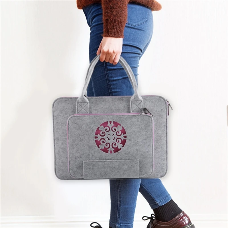Super Light Carved Wool Felt Laptop Bag For Macbook Lenovo Dell Hp Asus Computer Bag Notebook Case
Super Light Carved Wool Felt Laptop Bag For Macbook Lenovo Dell Hp Asus Computer Bag Notebook Case