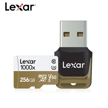 

Lexar 1000x Micro SD Class 10 32GB 64GB 128GB 256GB micro SDXC up to 150MB/s tf Memory Card Reader UHS for Drone Sport Camcorder