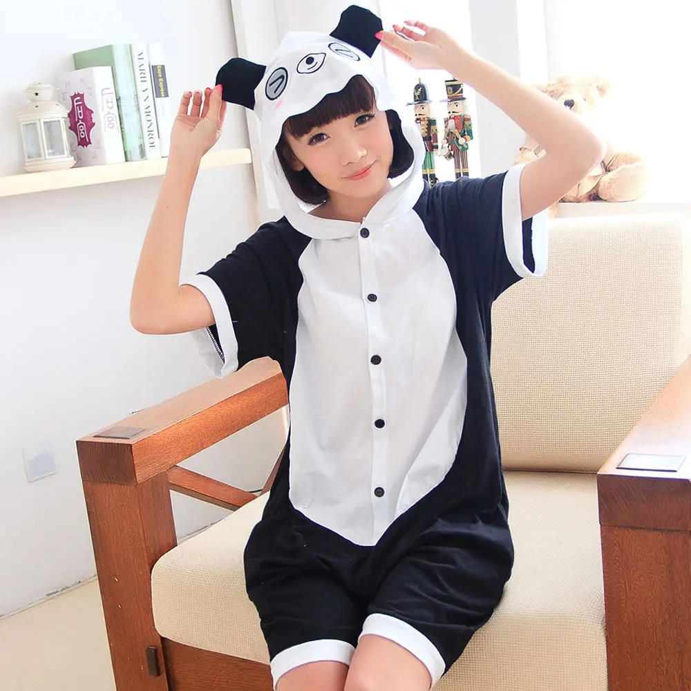 Dropship Adult Summer Kigurumi Onesies Cotton Short Sleeve Sleepwear Animal Anime Cartoon Pajamas Panda Cosplay Costumes
Dropship Adult Summer Kigurumi Onesies Cotton Short Sleeve Sleepwear Animal Anime Cartoon Pajamas Panda Cosplay Costumes