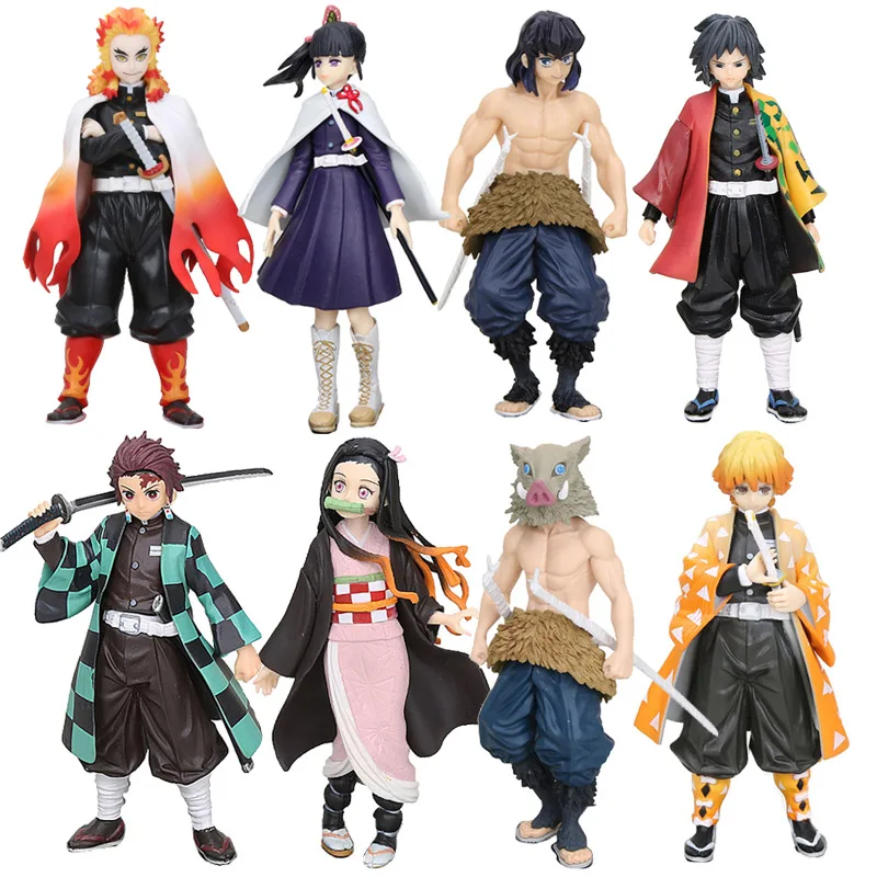 Фигурка рассекающего демонов киметасу No Yaiba Tsuyuri Kanawo фигурка Rengoku Kyoujurou Tanjirou Nezuko