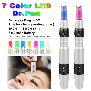 Wireless Micro Needle Dr Pen 7 Colors LED Light Machine for Anti Wrinkles Skin Nursing and Anti Aging with Rechargeable Battery 
Wireless Micro Needle Dr Pen 7 Colors LED Light Machine for Anti Wrinkles Skin Nursing and Anti Aging with Rechargeable Battery
