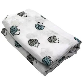 hedgehog & rabbit 70% bamboo fiber 30% cotton muslin blankets soft baby blanket bedding swaddle wrap for newborn swaddling
hedgehog & rabbit 70% bamboo fiber 30% cotton muslin blankets soft baby blanket bedding swaddle wrap for newborn swaddling