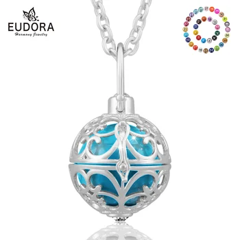 Eudora 20mm hollow ball Cage Pendant Harmony pregnancy bola necklace fit Chime Ball DIY Women angel caller mom fine Jewelry K97
Eudora 20mm hollow ball Cage Pendant Harmony pregnancy bola necklace fit Chime Ball DIY Women angel caller mom fine Jewelry K97