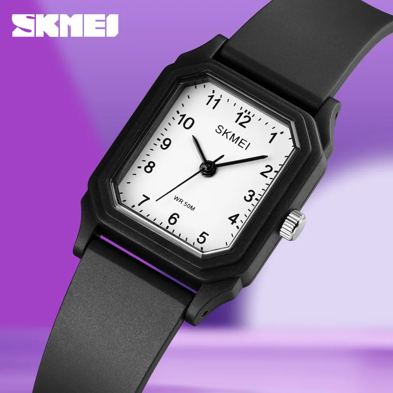 

SKMEI 1651 Light Thin Girls Quartz Watches Fashion Creative Women Quartz Wristwatches Small Young Lady Watch Clock reloj mujer
