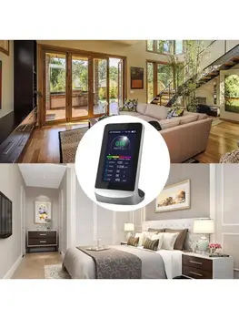 DM72B WIFI Multi-Function Air Quality Monitor WIFI Connect to Phone Analyzer Formaldehyde Detector CO2 PM2.5 TVOC indoor
DM72B WIFI Multi-Function Air Quality Monitor WIFI Connect to Phone Analyzer Formaldehyde Detector CO2 PM2.5 TVOC indoor