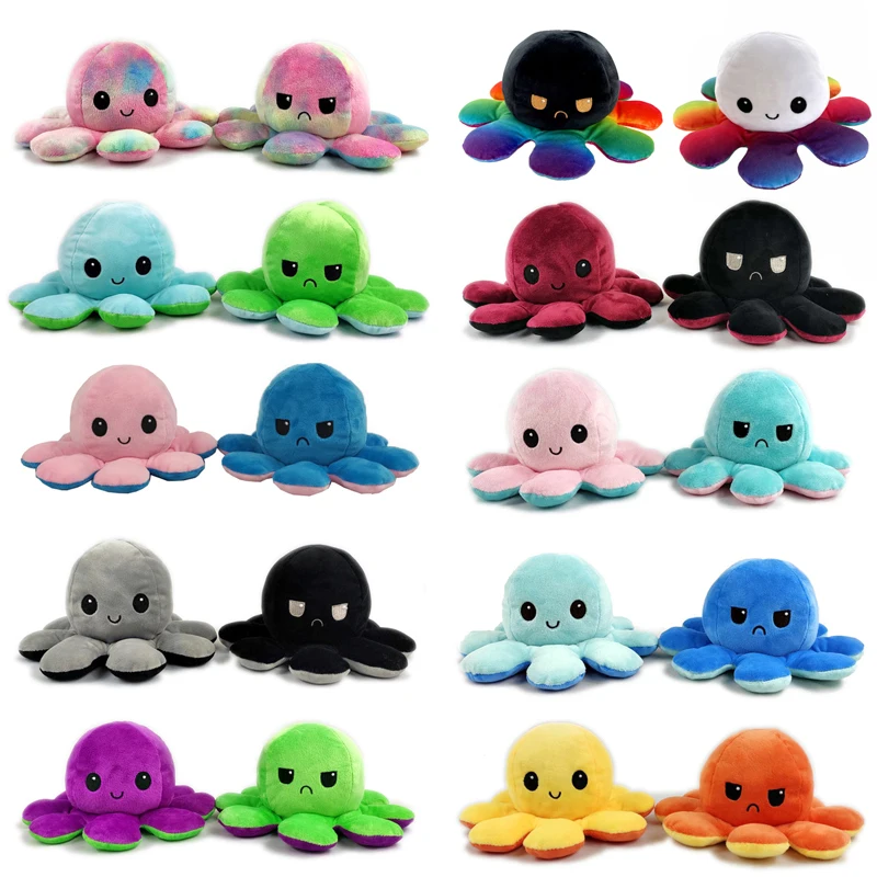Reversible Flip Octopus Stuffed Plush Doll Soft Simulation Reversible Plush Toy Color Chapter Plush Doll Filled Plush Child Toy
Reversible Flip Octopus Stuffed Plush Doll Soft Simulation Reversible Plush Toy Color Chapter Plush Doll Filled Plush Child Toy
