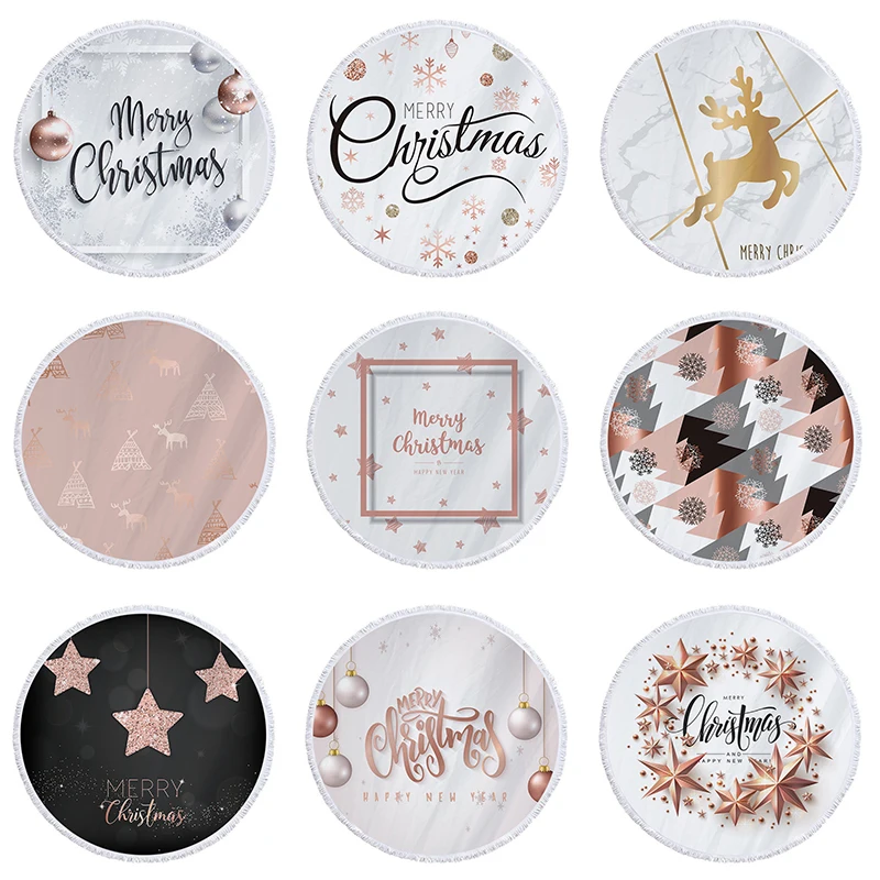 Fashion Cute Beach Mat White Snowflake Deer Shadow Christmas Tree Blanket Beach Pool 150Cm Non-Slip Water Absorbing Bath Towel
Fashion Cute Beach Mat White Snowflake Deer Shadow Christmas Tree Blanket Beach Pool 150Cm Non-Slip Water Absorbing Bath Towel