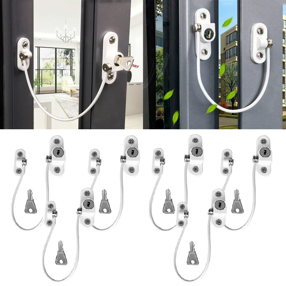 6Pcs/Set Window Locks Children Protection Lock Stainless Steel Window Limiter Baby Safety Kids Security Window Restrictor Locks
6Pcs/Set Window Locks Children Protection Lock Stainless Steel Window Limiter Baby Safety Kids Security Window Restrictor Locks
